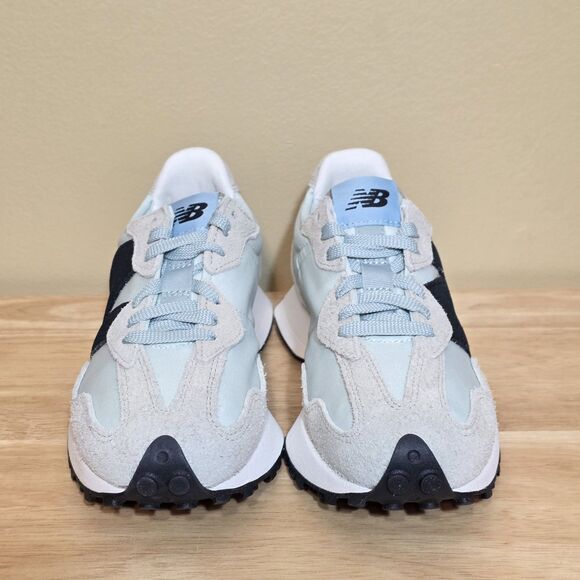 New Balance 327 Light Blue Grey White Black WS327WD Women\'s Size 7.5 main image 5
